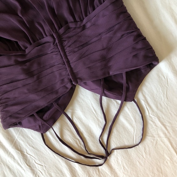 David’s Bridal Bridesmaid Dress in Plum - Picture 3 of 6